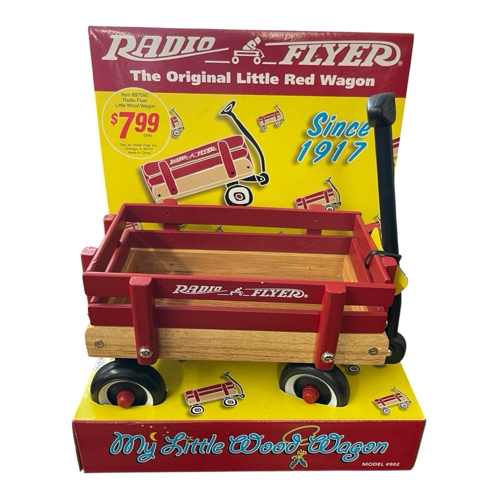 My Little Wood Wagon Model 902 1998‎ Miniature Radio Flyer